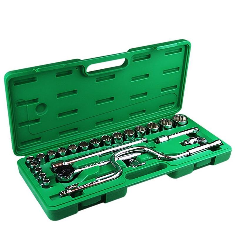 Jogo soquete 1/2 estriado 024pcs 10-32mm cr-v belzer 204400br